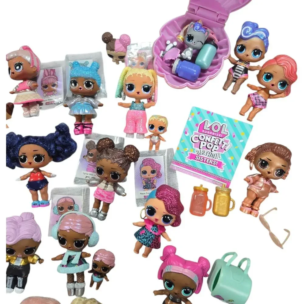 HUGE LOL Surprise Doll Lot 30+ Dolls Pets Lil Sister Accessories Rare HTF Bundle